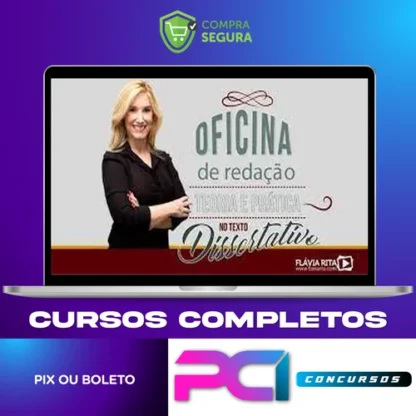 Oficina de Redação e Teoria Texto Dissertativo - Flávia Rita