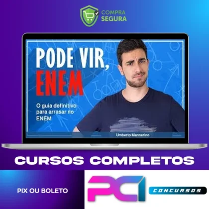 Pode Vir, Enem: O Guia Definitivo para Arrasar no ENEM - Umberto Mannarino