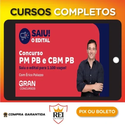 PM PB: Soldado PM, Combatente (QPC) (Pós-Edital) - Gran Cursos Online